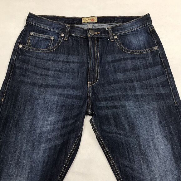 WRANGLER 20X no.42 Jeans Men 36x36 Vintage Boot Cut Western Cowboy Rodeo Dark - Picture 3 of 16